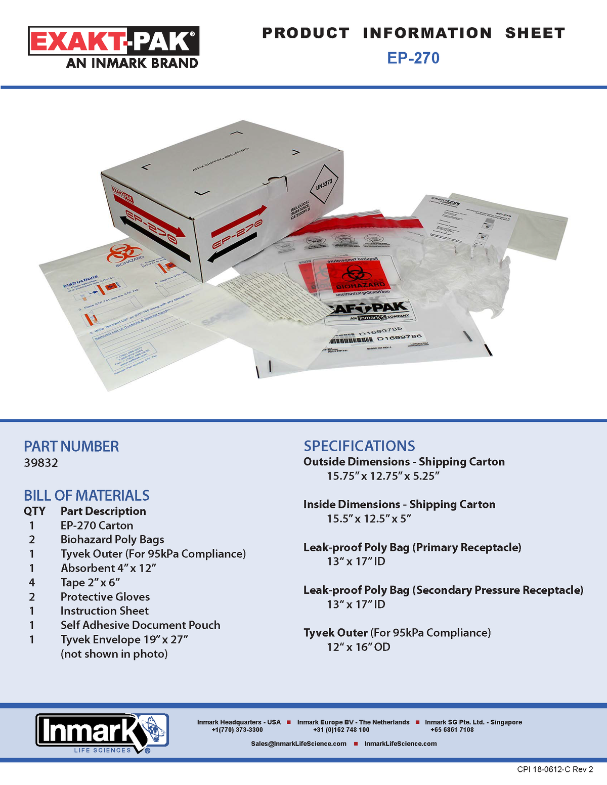 EP-270, 1/Case (Single)
