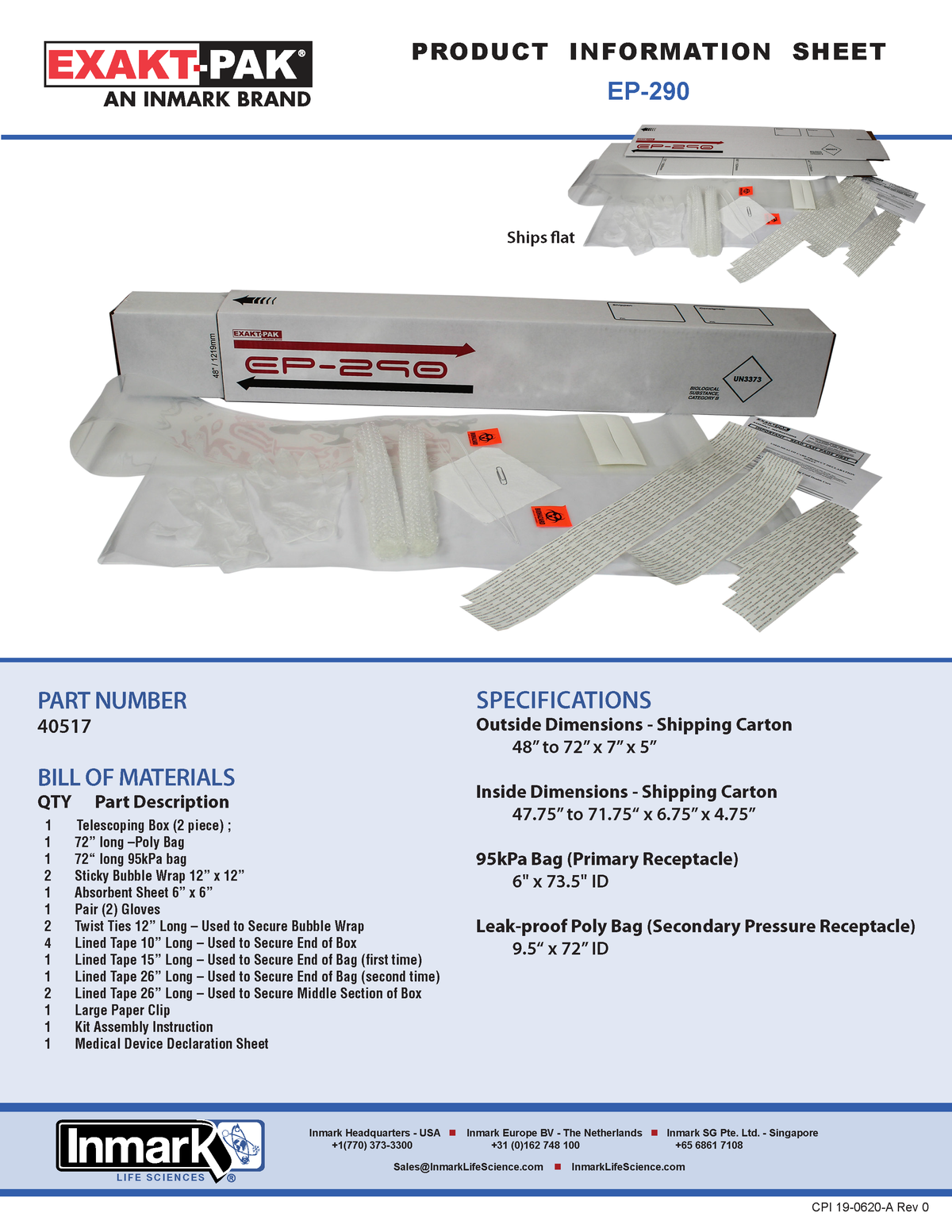 EP-290, 1/Case (Single)
